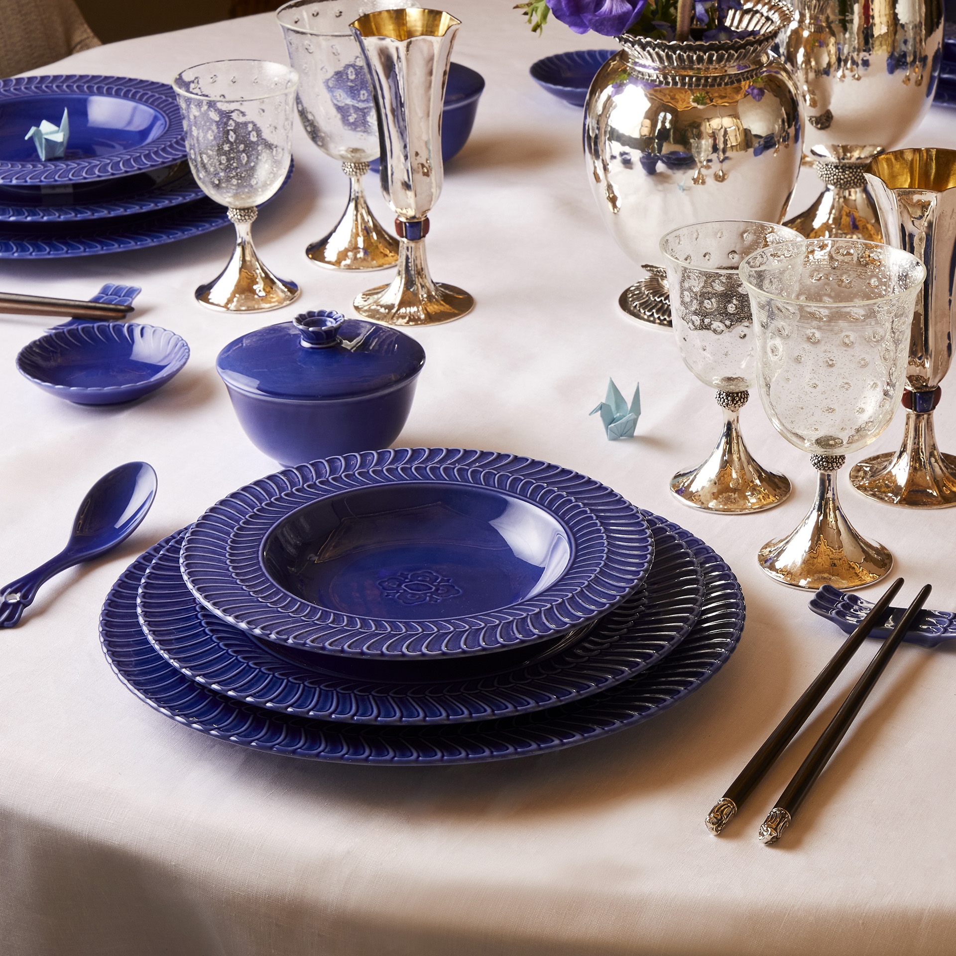 亚式风情餐桌布置