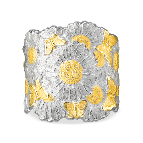 BLOSSOMS VERMEIL 银质雏菊手镯