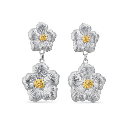 BLOSSOMS银外镀金耳环