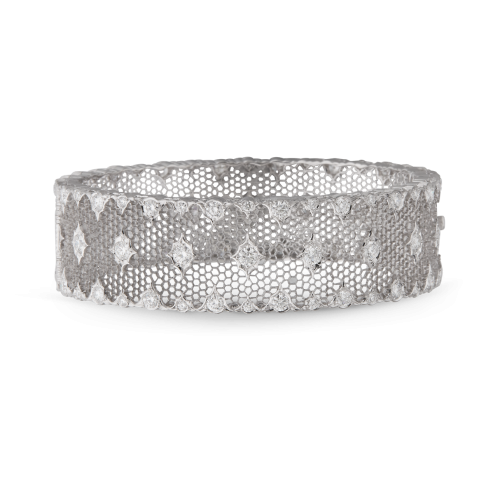TULLE 白金镶圆钻手镯