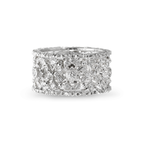 OPERA FULL PAVÉ ETERNELLE 白金镶钻结婚戒指