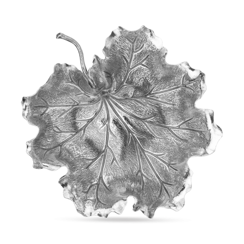 LEAVES 银质大号天竺葵叶碗