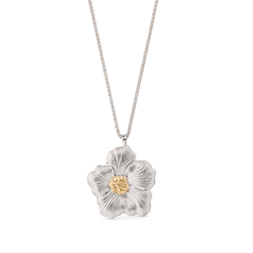 BLOSSOMS银镀金吊坠