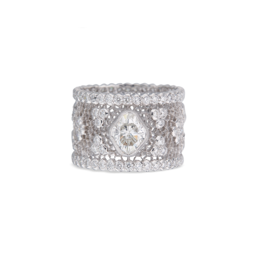 HIGH JEWELLERY 白金镶钻戒指