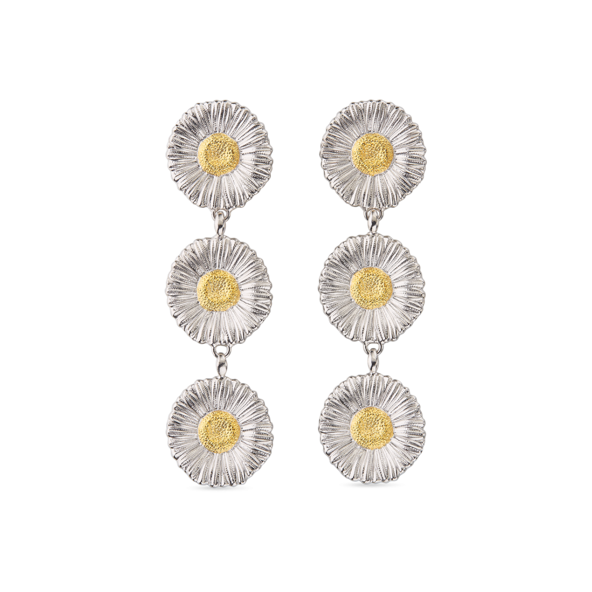 BLOSSOMS银外镀金耳环