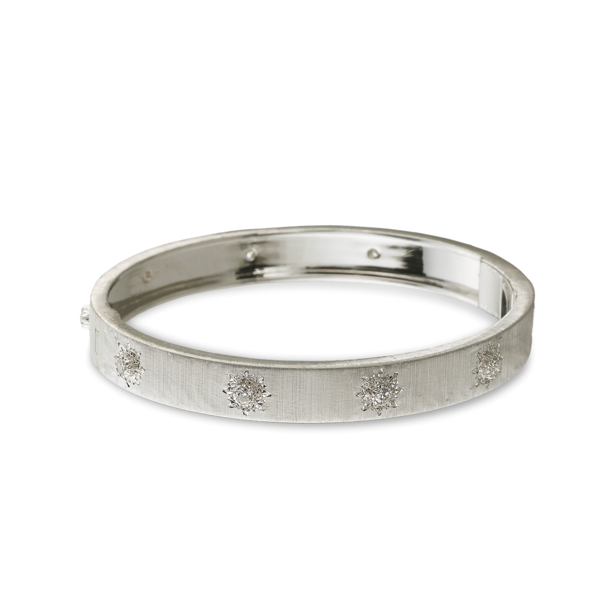 MACRI CLASSICA 白金镶钻手镯