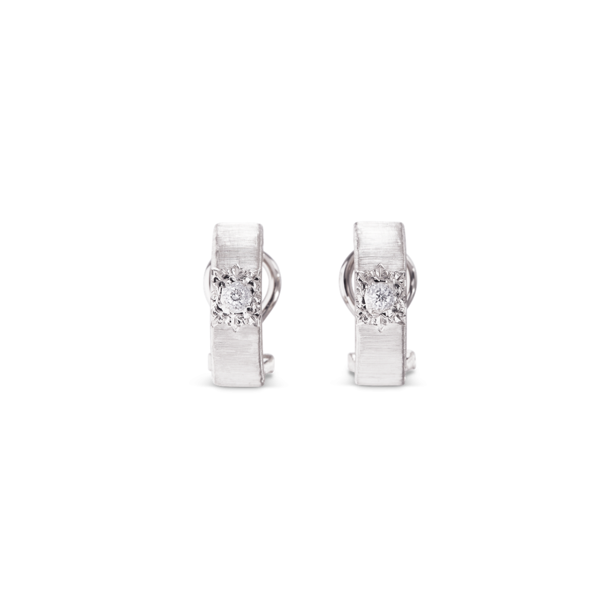 MACRI CLASSICA 白金镶钻耳环