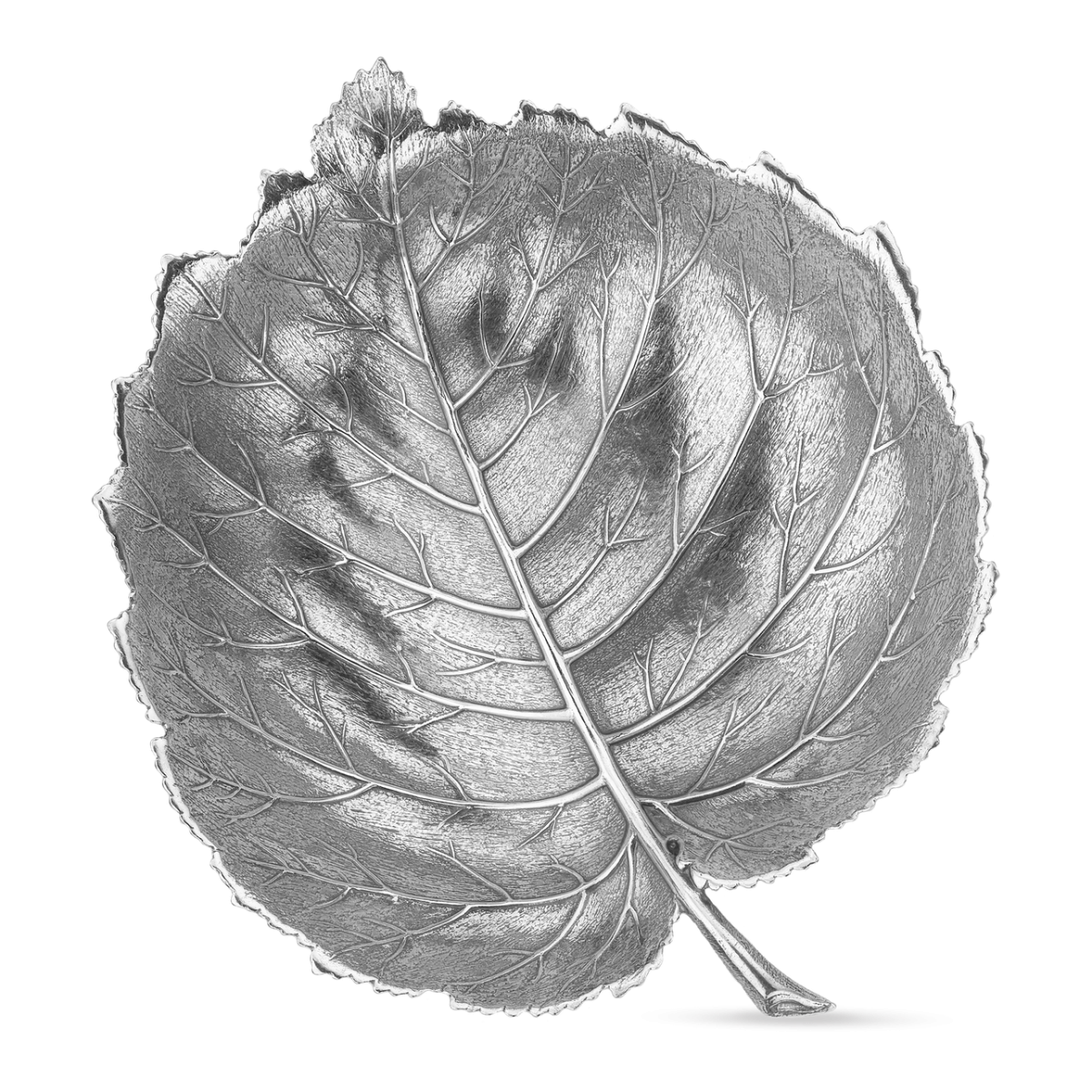 LEAVES 银质大号榛子叶碗