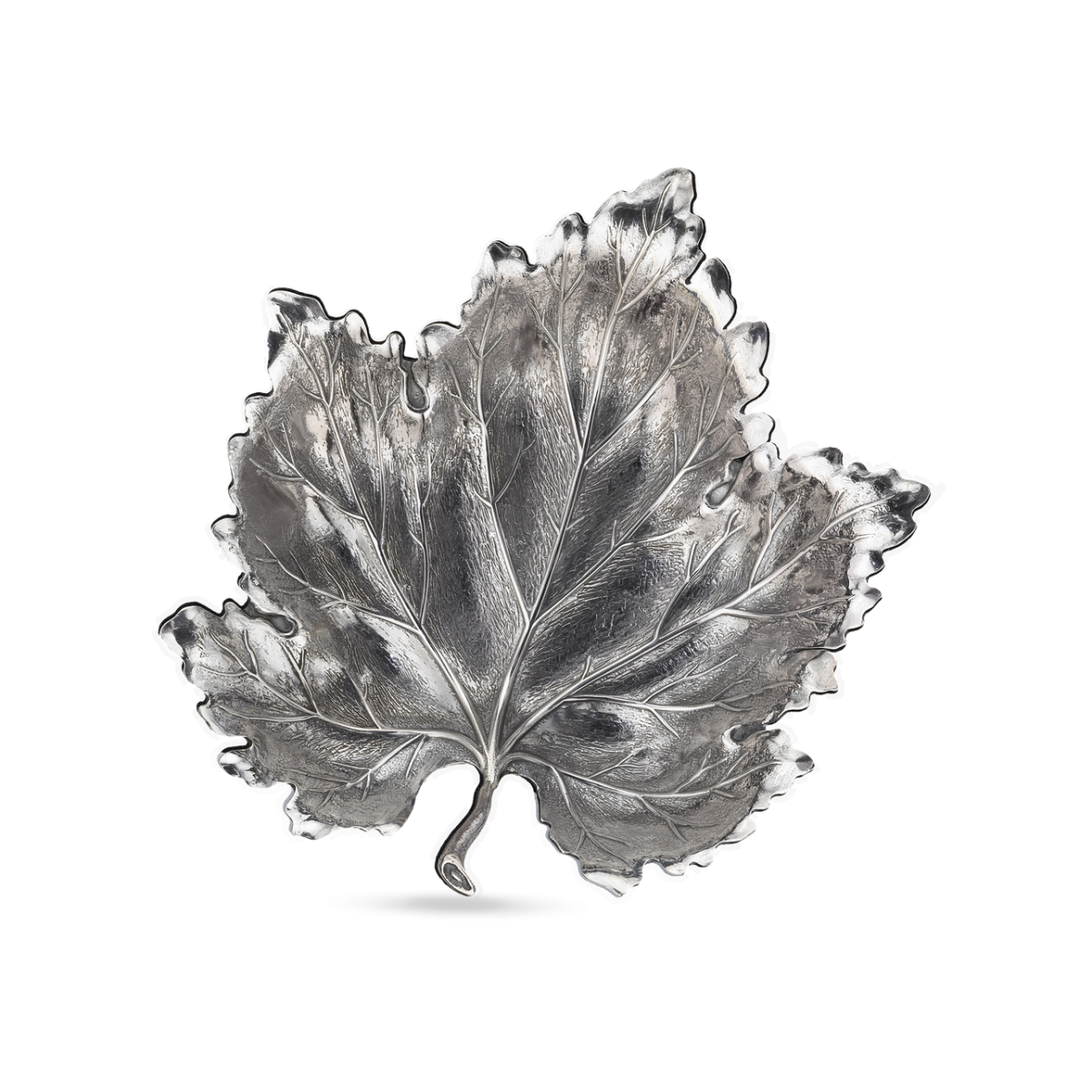 LEAVES 银质中号葡萄藤叶碗